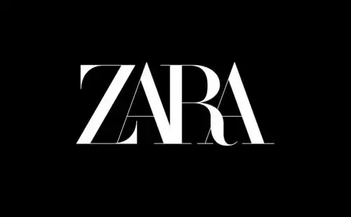 知名服装品牌zara启用新logo