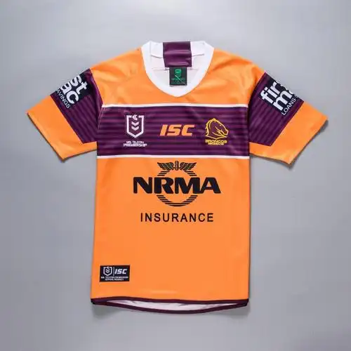 2019橄榄球世界杯nrl联盟球队男士运动训练比赛短袖速干球服 18 l