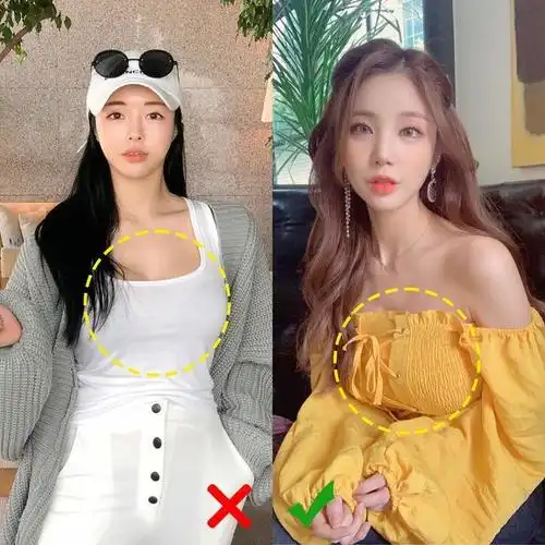 平胸女生vs大胸女生,夏天究竟怎么穿,才能摆脱胸部视觉困扰?