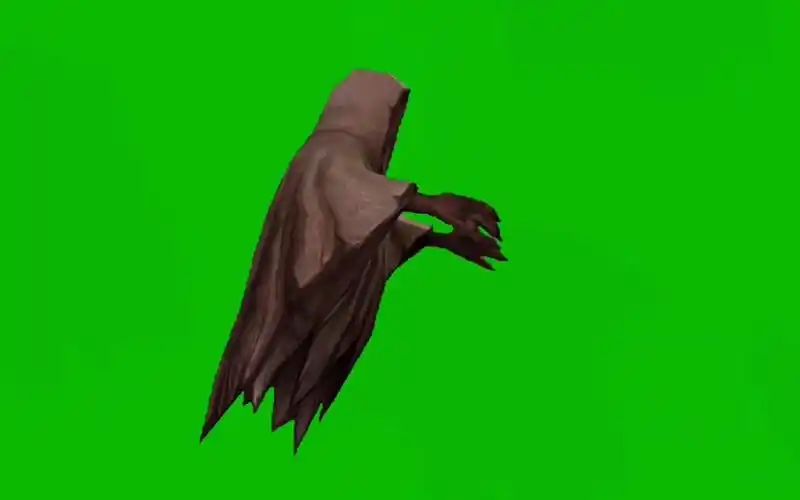 【绿幕素材】鬼影,重影效果侧视图,影视动漫修仙系列特效素材,无水印