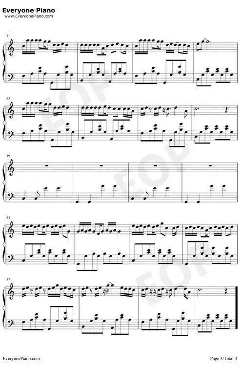 走马 钢琴谱_陈粒-明明简谱网