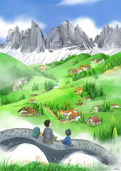 我在桥上看风景