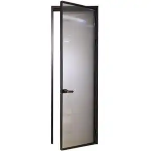 极窄边框玻璃钛镁合金门卫生间门