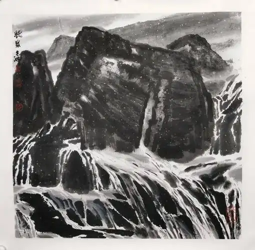 浓淡虚实,气象万千!王忠才,詹志峰山水画展开幕