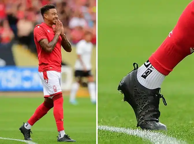 林加德热身赛上脚神秘小黑鞋