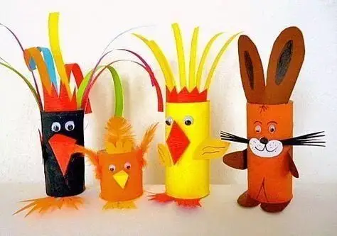 无限的纸筒创意———大店幼儿园中二班手工作品展