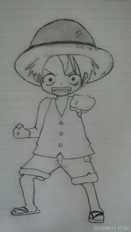 航海王简笔画航海王简笔画人物