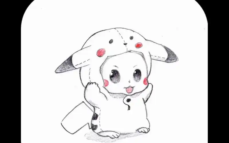 素描皮卡丘