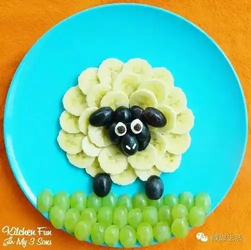 水果蔬菜拼图造型