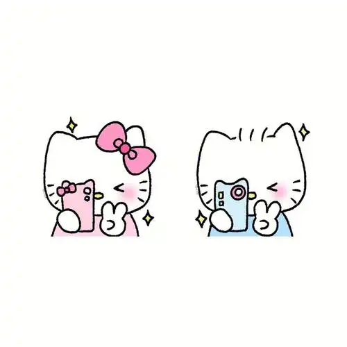 hellokitty  #我是hellokitty控  #情俬頭像  #可爱动漫情侣头像