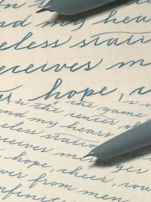 英文花体温温柔柔沉入深海