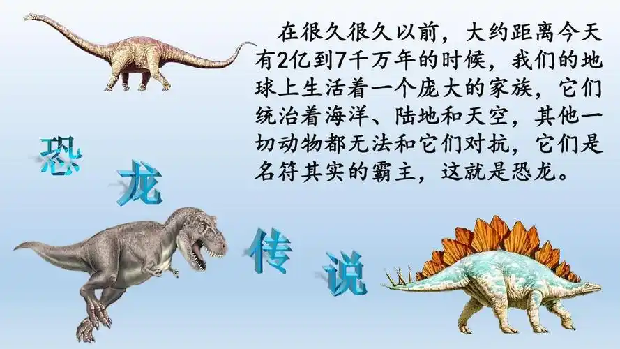 恐龙的资料介绍ppt