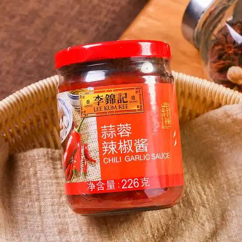 四季常青李锦记蒜蓉辣椒酱226g香辣蒜味辣椒酱