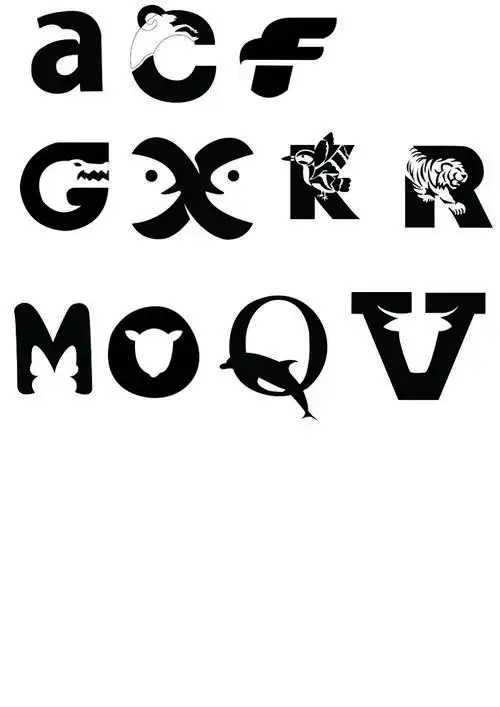 创意字母设计ai矢量模版下载