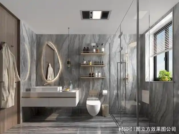 现代卫生间装修风格效果图33