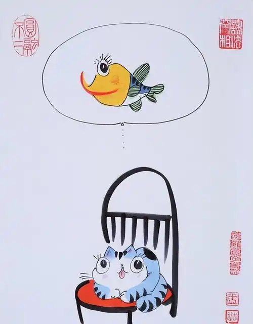蔡志忠绘画作品鉴赏一