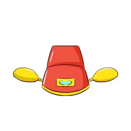 卡通古代官帽明朝官员戴的帽子戏曲帽子乌纱帽png图片素材