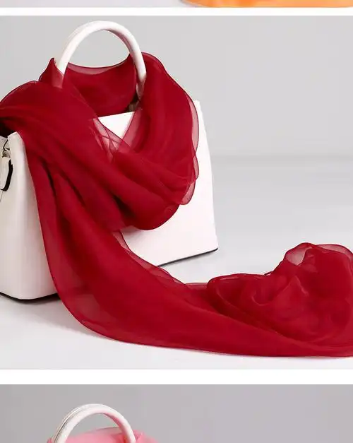 丝巾女时尚长款夏天防晒纱巾夏季冰丝百搭纯色雪纺新款薄弁衣坊宝蓝色