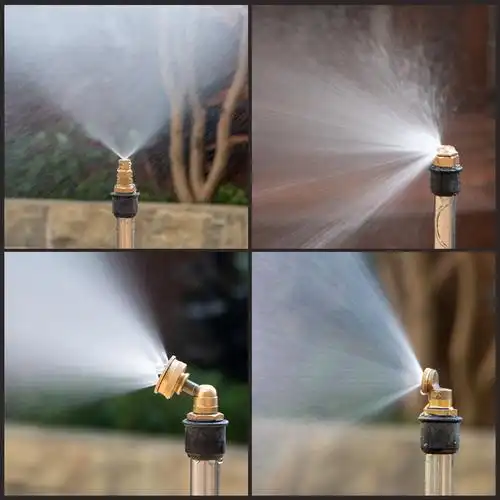 草坪雾化喷头园林绿化喷淋浇水工地降温灌溉360度自动灌溉设备