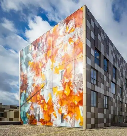 彩釉玻璃建筑立面图案