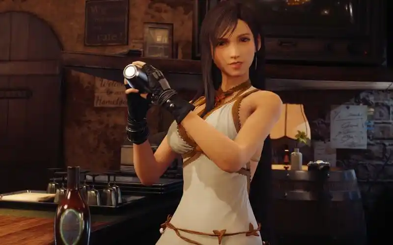 final fantasy vii remake 蒂法调酒