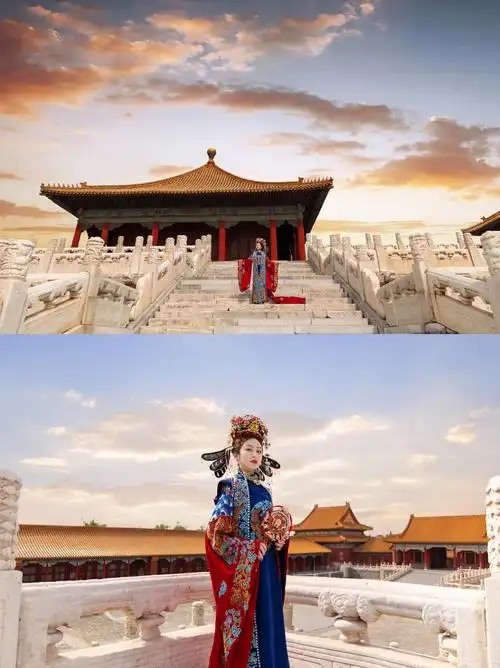故宫汉服写真大明风华剧照服装秀