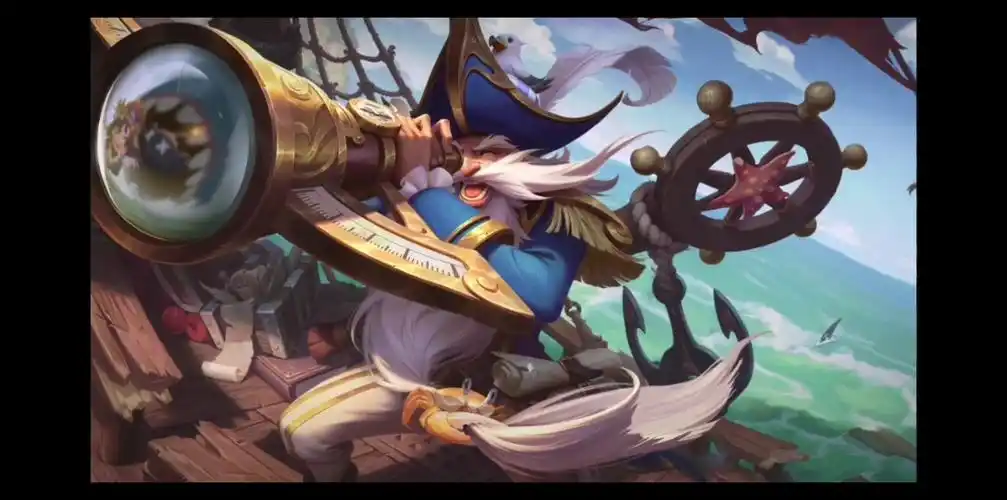 老夫子80级战令皮肤【航海奇遇记】特效展示_王者荣耀