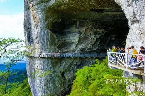 [巴山渝水]金佛山高空绝壁栈道上看云卷云舒