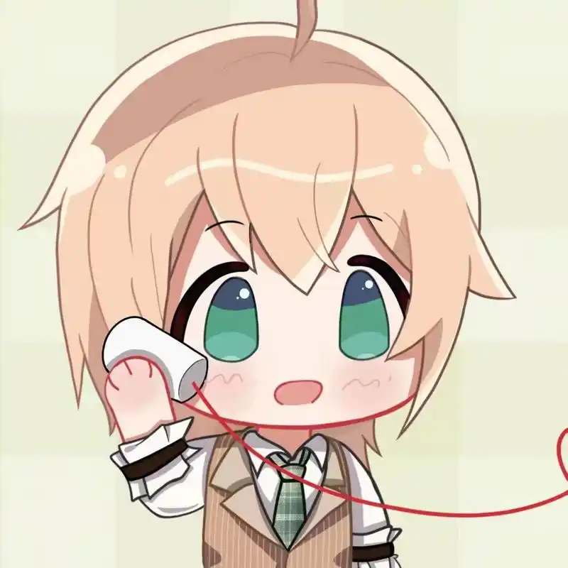 【路辰q版情头】 "纸杯话筒里的秘密只有我们能听到,学妹找到了一种