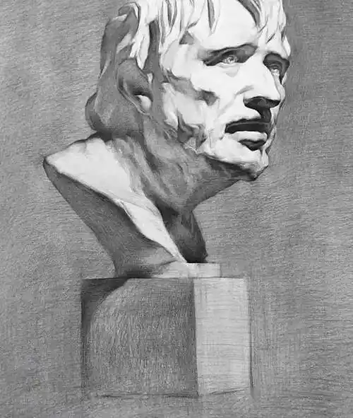 素描石膏像步骤3