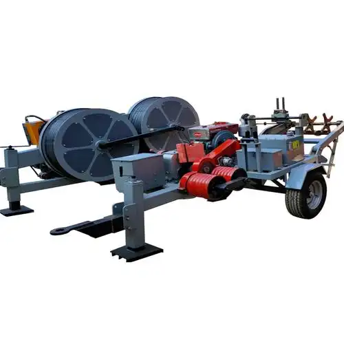 通汇大型线缆电缆牵引机sayq30电力液压牵引拉线机牵引放线设备