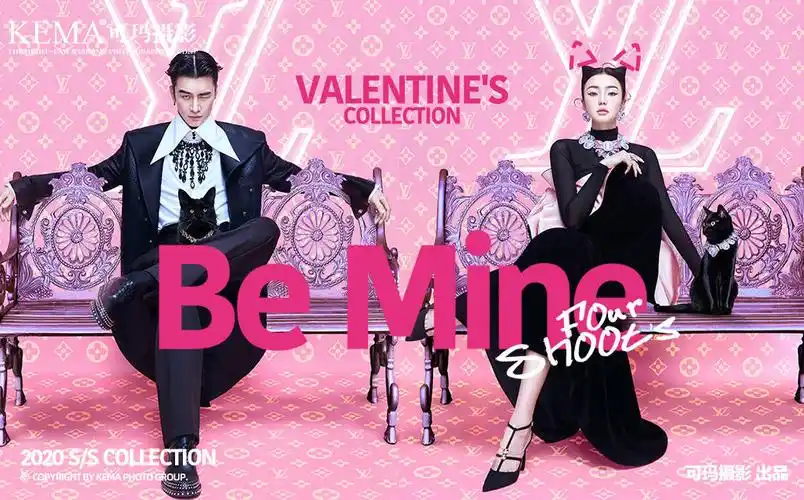 超酷猫系女孩婚纱照唐山婚纱照_黑色