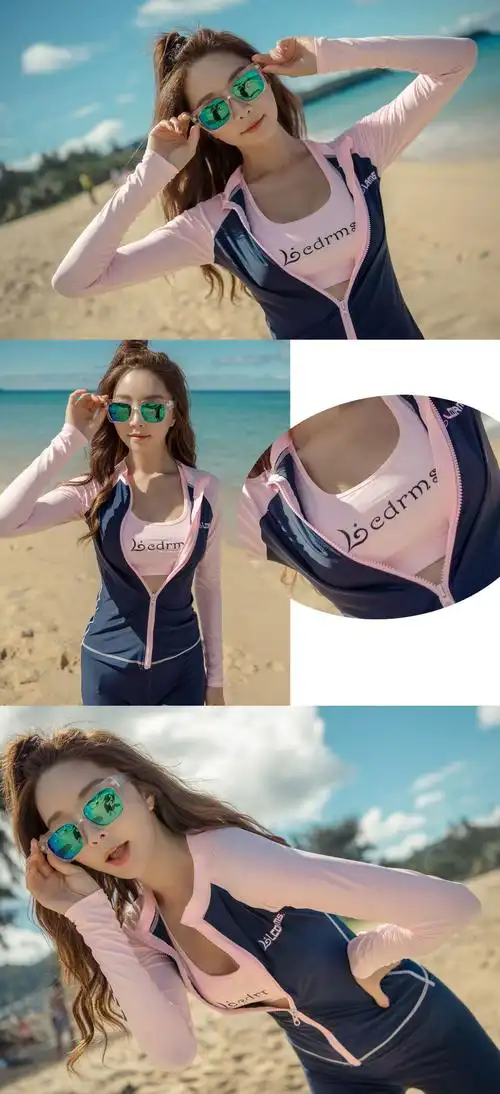 韩国潜水服女新款速干泳衣背心女紧身内衣无钢圈防震浮潜运动文胸