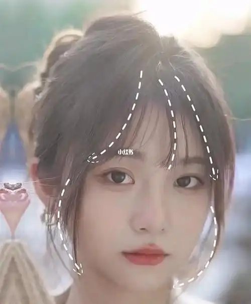 这样刘海真的很显脸小