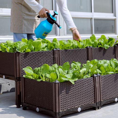 家庭蔬菜种植箱阳台楼顶户外专用种菜神器顶楼特大屋顶室内省空间