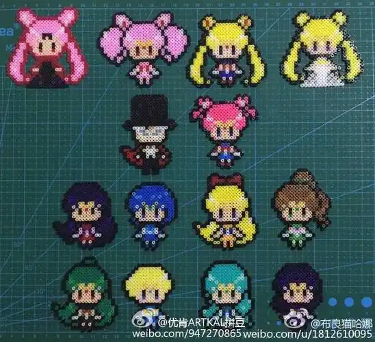 拼豆图纸美少女战士