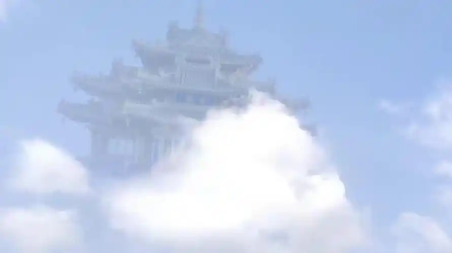 海市蜃楼(海南现海市蜃楼,悬浮空中像天宫!