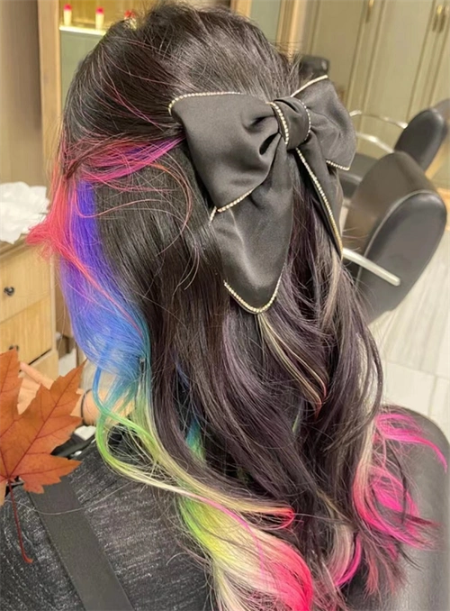 梦幻"彩虹色"染发 时髦洋气人气高_染发发型 - 美发站