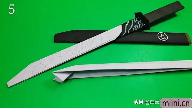 折纸伍六七系列之魔刀千刃的制作步骤教程