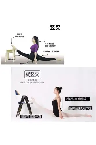 第三组.耗腿 ( 贴墙横叉三分钟)