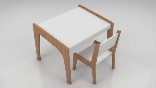 儿童活动桌椅3d模型