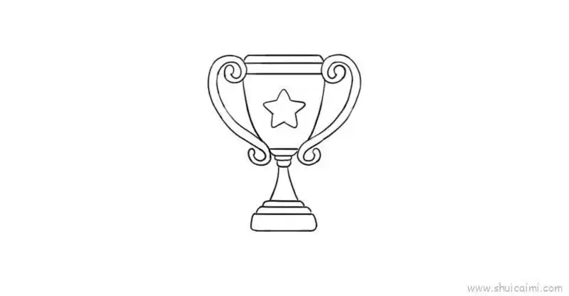 奖杯儿童画怎么画 奖杯简笔画简单又好看
