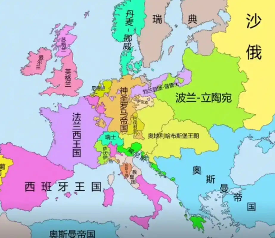 1700年的欧洲形势