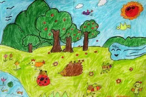 森林简笔画 森林简笔画简单又漂亮