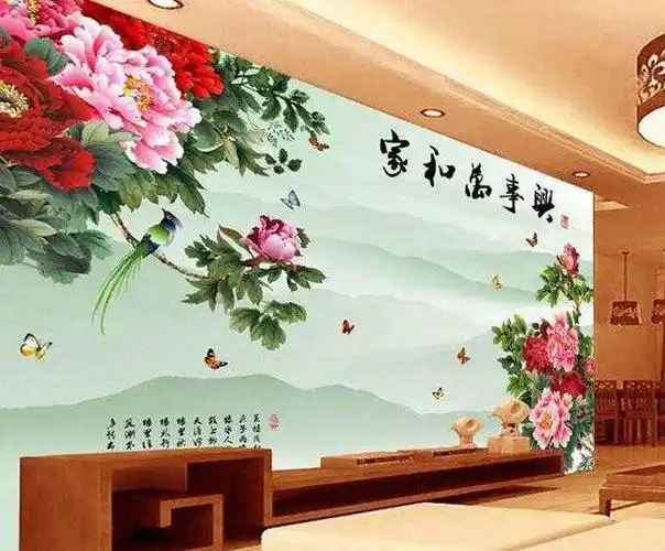 客厅壁画高清图片