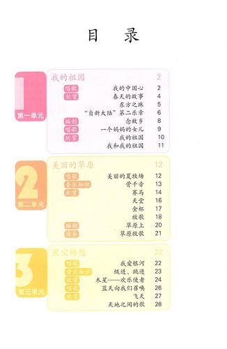 一键下载简谱人教版六年级上册音乐电子课本电子教材