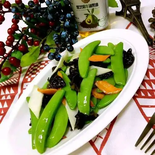 清炒荷兰豆的做法