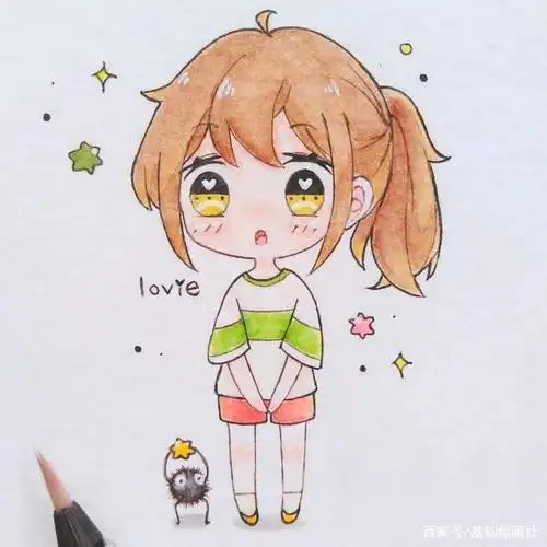 超萌的动漫q版插画,都是乖乖女,一个比一个可爱