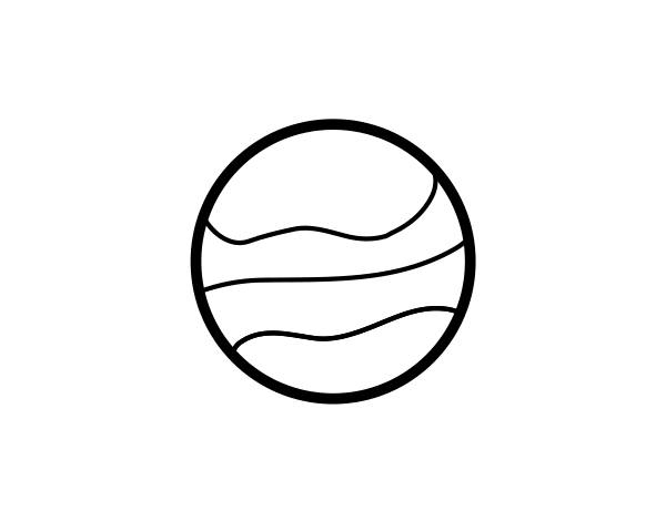 关于宇宙海王星的简笔画