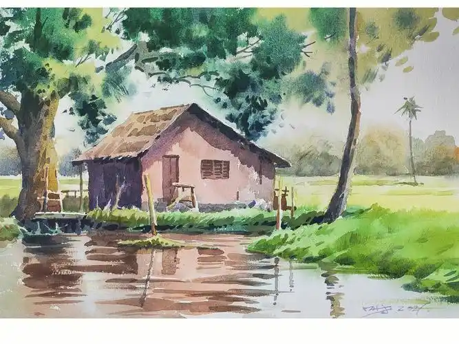 水彩画风景组图